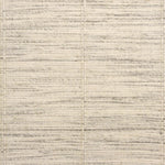 Broadloom carpet swatch in a striped pattern in a grey cream design