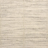 Broadloom carpet swatch in a striped pattern in a grey cream design