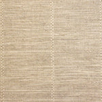 Broadloom carpet swatch in a striped pattern in a tan cream design