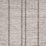 Broadloom carpet swatch in a striped pattern in a dark grey design