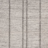 Broadloom carpet swatch in a striped pattern in a dark grey design