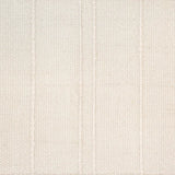 Broadloom carpet swatch in a striped pattern in a white design