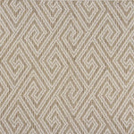 Broadloom carpet swatch geometric design in cream