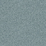 Detail of fabric in a painterly checked pattern in shades of blue and navy.