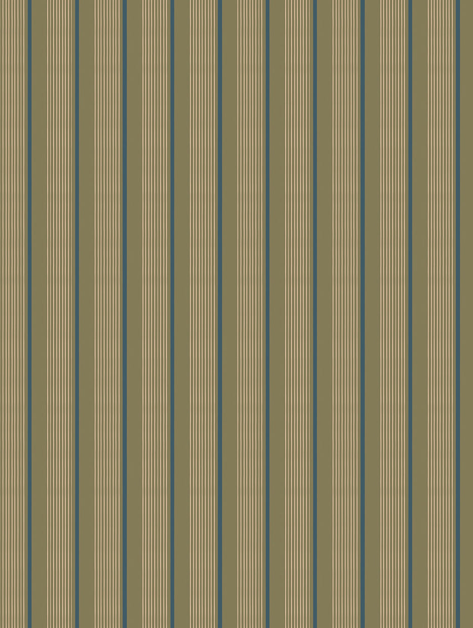 Pattern of vertical stripes in green, blue and brown