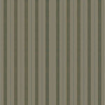 Mixed width striped wallpaper in brown and green