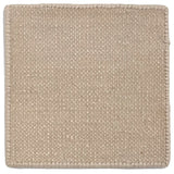Flatweave dhurrie sample in shell beige