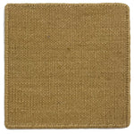 Flatweave dhurrie sample in hazel brown