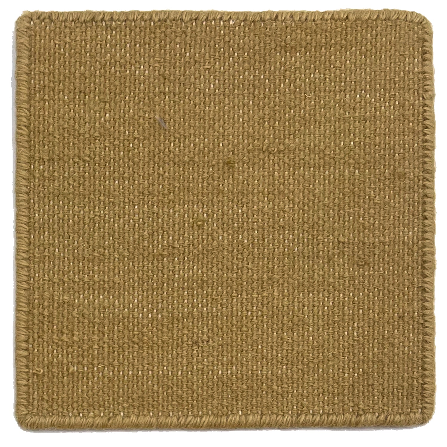 Flatweave dhurrie sample in hazel brown