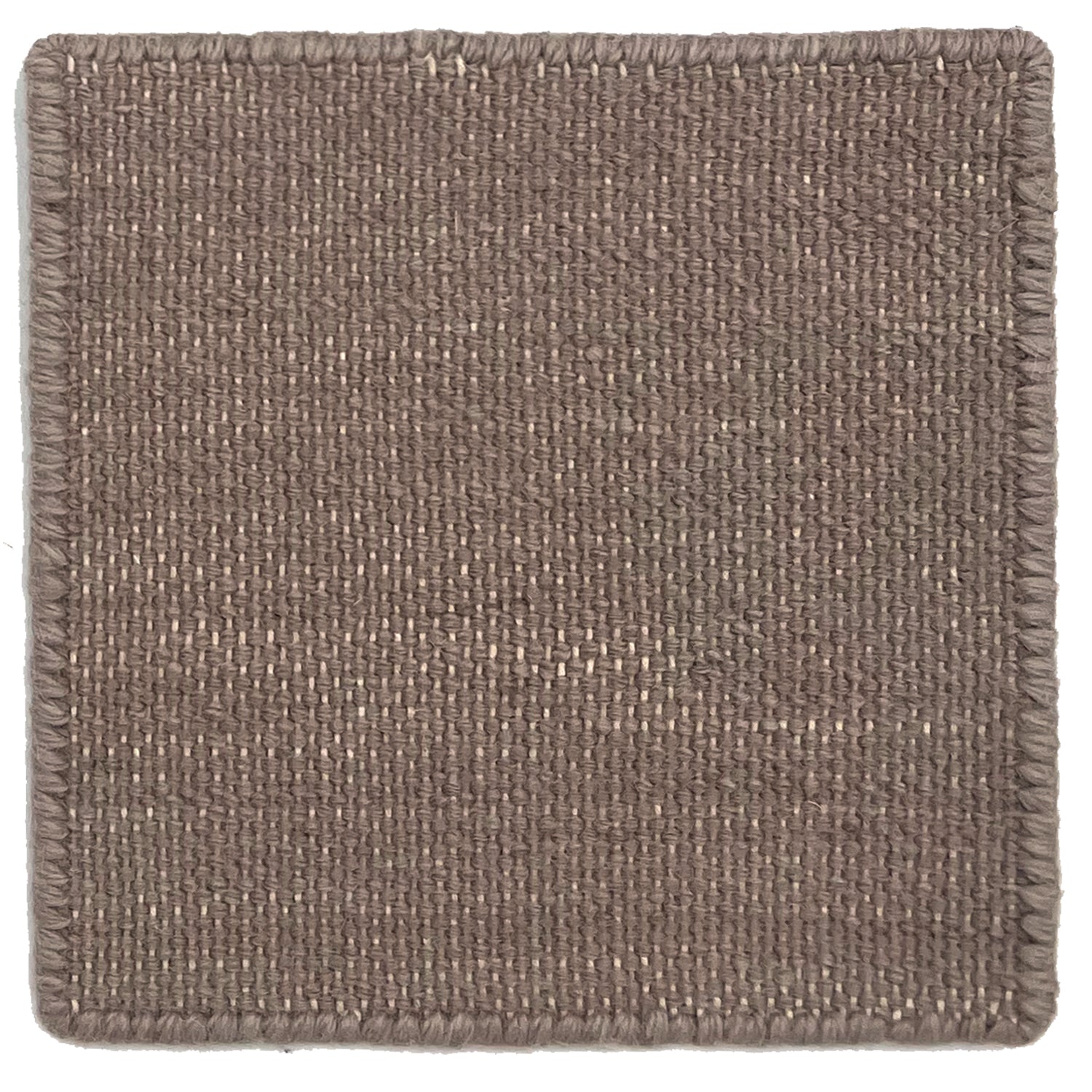 Flatweave dhurrie sample in lavender purple