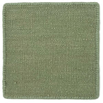 Flatweave dhurrie sample in sea glass green