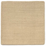 Flatweave dhurrie sample in biscuit cream