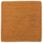 Flatweave dhurrie sample in tangerine orange