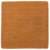 Flatweave dhurrie sample in tangerine orange