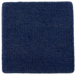 Flatweave dhurrie sample in cobalt blue