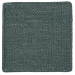 Flatweave dhurrie sample in cadet blue