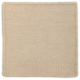 Flatweave durrie sample in pearl cream