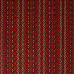 Striped flatweave runner in red