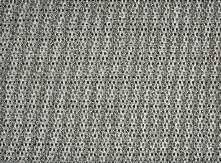 Broadloom carpet swatch in a solid pattern medium grey color