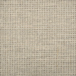 Broadloom carpet in a textural basketweave in cream and grey. 