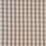 Handwoven fabric detail in a tight checkerboard pattern with blue, green yellow and red stripes against a cream field.