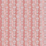 Striped Pattern made with white butterfly wing silhouettes on tonal pink ground. 