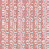 Striped Pattern made with white butterfly wing silhouettes on tonal pink ground. 