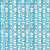 Striped Pattern made with white butterfly wing silhouettes in tonal bright blue ground. 