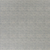 printed linen fabric in a repeating abstract gridded pattern in navy on a cream field.