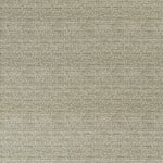 printed linen fabric in a repeating abstract gridded pattern in sage on a cream field.