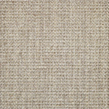 Broadloom carpet in textural woven sisal in oatmeal beige.