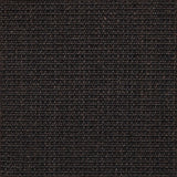 Broadloom carpet in textural woven sisal in deep brown-black.