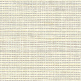 Detail of a sisal grasscloth wallpaper in white on a cream paper backing.
