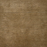Handknotted rug with a rubbed stripe in light brown. 