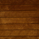 Handknotted rug in stripped shag in solid brown. 