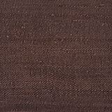 Handwoven carpet in solid brown