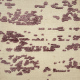 Textured fabric rug pattern with purple and beige colors