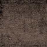 Handknotted silk cut pile rug in brown