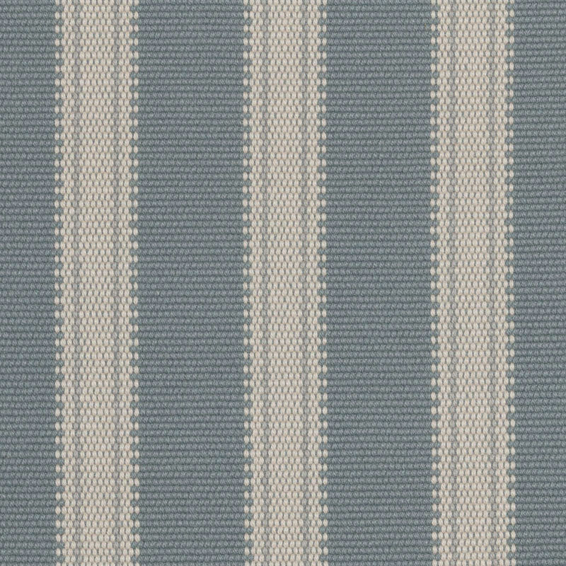 Striped flatweave runner in grey and taupe
