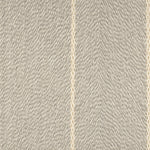 Broadloom carpet in a thin ivory stripe on a field of light grey.