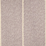 Broadloom carpet in a thin ivory stripe on a field of light purple.