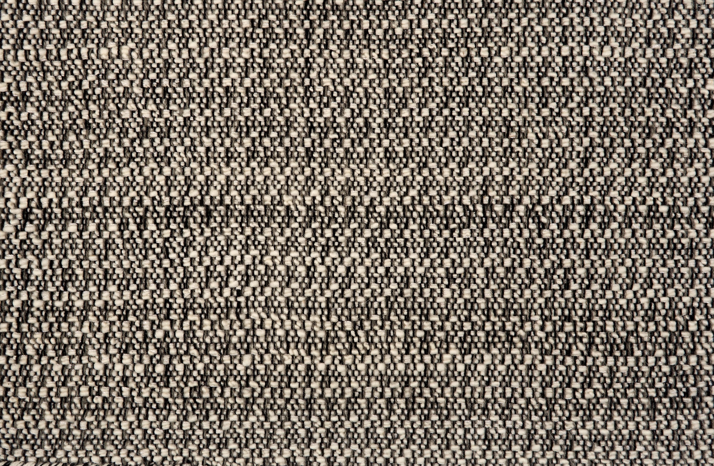 Textured broadloom carpet in black and white