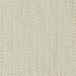 Detail of a grasscloth wallpaper with a herringbone weave in cream and beige.
