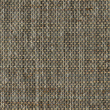 Detail of a paperweave grasscloth wallpaper in textured black and brown.