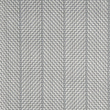 Striped flatweave runner in slate grey