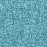Hand drawn Greek Key pattern in tonal blue.