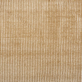 Broadloom carpet sample in a thin ribbed stripe in warm tan.
