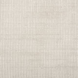 Broadloom carpet sample in a thin ribbed stripe in off white. 