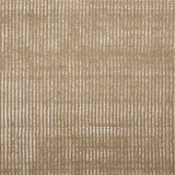 Broadloom carpet sample in a thin ribbed stripe in taupe.