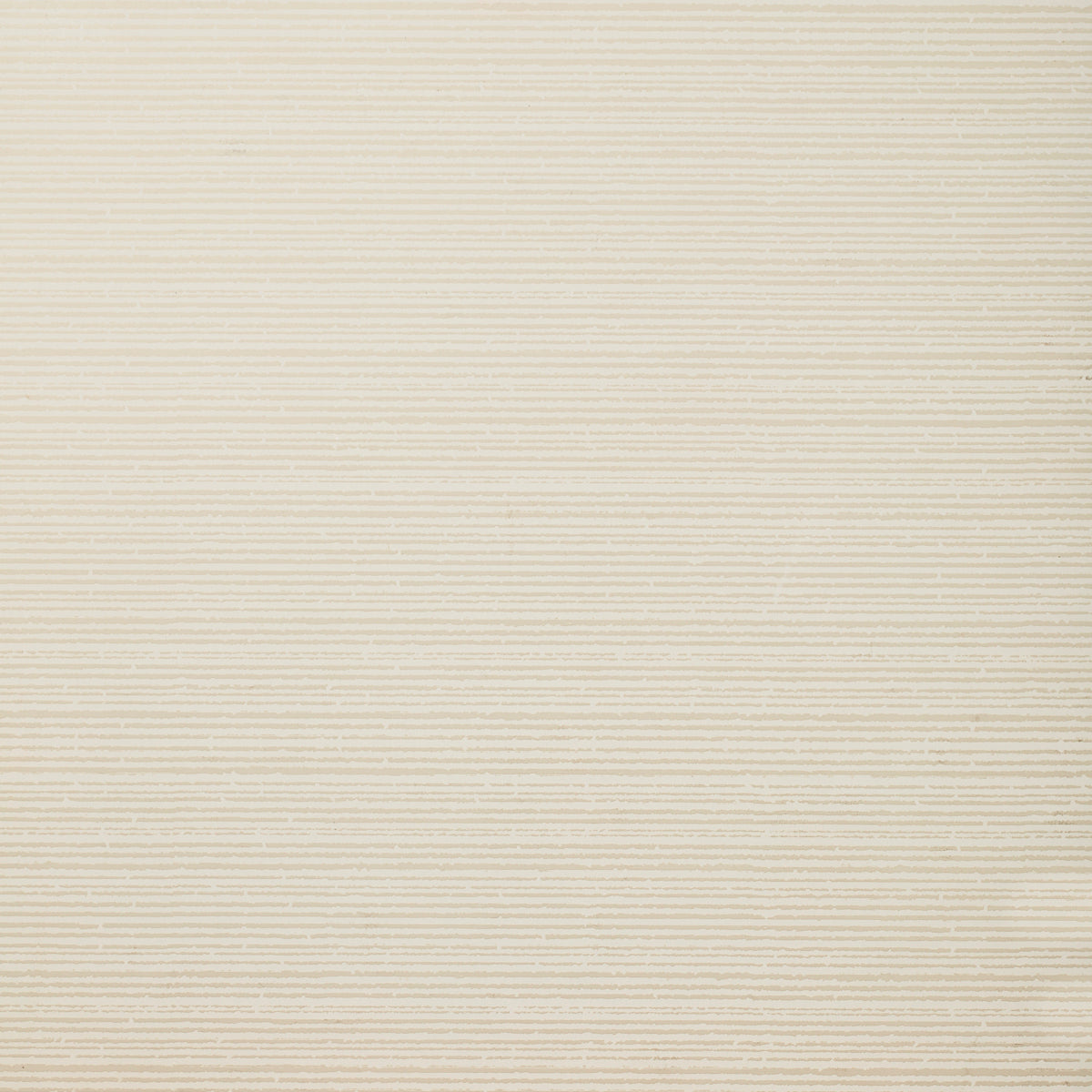 Detail of wallpaper in a textural stripe print in cream.